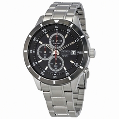 Seiko Watches : SKS569P1 Quartz Chronograph Date Stainless Steel Men Watch