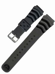 Seiko Watches : SKX779_Strap 20mm Black Rubber Watchband Strap For SKX779/781 SNA411 SND355 Men Watch