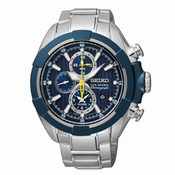 Seiko Watches : SNAF41P1 Quartz Chronograph Date Stainless Steel Men Watch