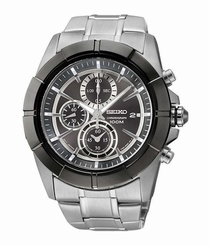 Seiko Watches : SNDE69P1 Quartz Chronograph Date Stainless Steel Men Watch