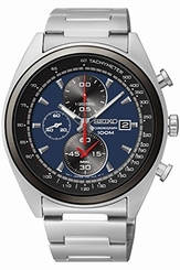Seiko Watches : SNDF89P1 Quartz Chronograph Date Stainless Steel Men Watch