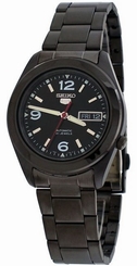 Seiko Watches : SNKM79K1 Automatic 21 Jewels Day Date Stainless Steel Men Watch