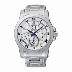 Seiko Watches : SNP139P1 Kinetic Perpetual Calendar Stainless Steel Men Watch