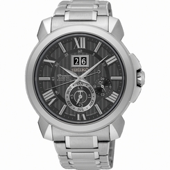 Seiko Watches : SNP141P1 Kinetic Perpetual Calendar Stainless Steel Men Watch