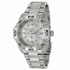 Seiko Watches : SNZJ03J1 Automatic 23 Jewels Day Date Stainless Steel Men Watch