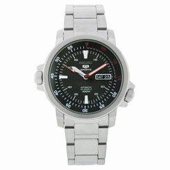 Seiko Watches : SNZJ57K1 Automatic 23 Jewels Day Date Stainless Steel Men Watch