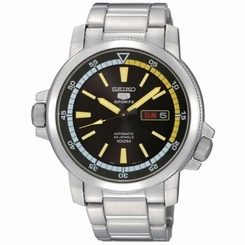 Seiko Watches : SNZJ61K1 Automatic 23 Jewels Day Date Stainless Steel Men Watch