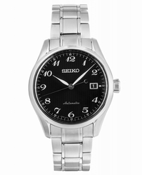 Seiko Watches : SPB037J1 Automatic Black Dial Date Stainless Steel Men Watch