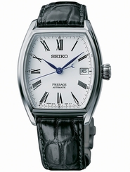 Seiko Watches : SPB049J1 Automatic Roman Numerals Dial Date Black Leather Men Watch