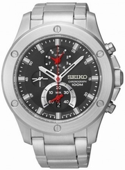 Seiko Watches : SPC095P1 Quartz Chronograph Date Stainless Steel Men Watch