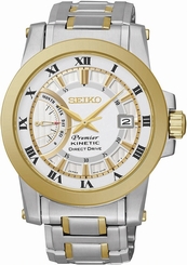 Seiko Watches : SRG010P1 Kinetic Direct Drive Two Tone Stainless Steel Men Watch