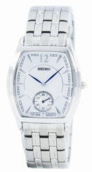 Seiko Watches : SRK001P1 Quartz Analog Small Second Dial Stainless Steel Men Watch