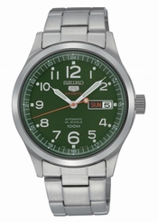 Seiko Watches : SRP271J1 Automatic Analog Day Date Stainless Steel Men Watch