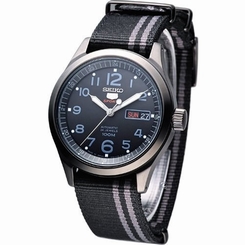 Seiko Watches : SRP277J1 Automatic Analog Day Date Canvas Men Watch