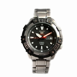 Seiko Watches : SRP471K1 Automatic 24 Jewels Day Date Stainless Steel Men Watch