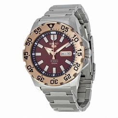 Seiko Watches : SRP488K1 Automatic Day Date Stainless Steel Men Watch
