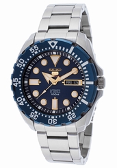 Seiko Watches : SRP605K1 Automatic 24 Jewels Day Date Stainless Steel Men Watch
