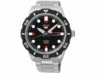 Seiko Watches : SRP673J1 Automatic 24 Jewels Day Date Stainless Steel Men Watch