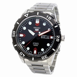 Seiko Watches : SRP673K1 Automatic 24 Jewels Day Date Stainless Steel Men Watch