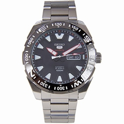 Seiko Watches : SRP743K1 Automatic 24 Jewels Day Date Stainless Steel Men Watch
