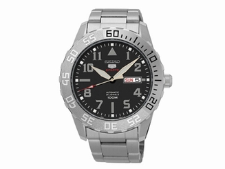 Seiko Watches : SRP755J1 Automatic 24 Jewels Day Date Stainless Steel Men Watch