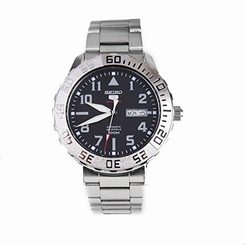 Fake AAA Seiko Watches : SRP755K1 Automatic 24 Jewels Day Date Stainless Steel Men Watch Watch