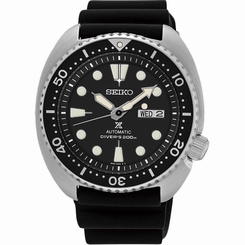 Seiko Watches : SRP777K1 Automatic Diver Day Date Black Rubber Men Watch
