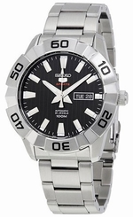 Seiko Watches : SRPA51J1 Automatic 24 Jewels Day Date Stainless Steel Men Watch
