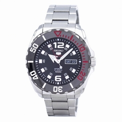 Seiko Watches : SRPB35J1 Automatic 24 Jewels Day Date Stainless Steel Men Watch