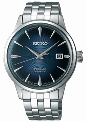 Seiko Watches : SRPB41J1 Automatic Blue Dial Date Stainless Steel Men Watch