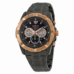 Seiko Watches : SRW028P1 Quartz Chronograph Date Stainless Steel Men Watch