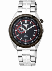 Seiko Watches : SSA069K1 Automatic 24 Jewels Black Dial Date Stainless Steel Men Watch