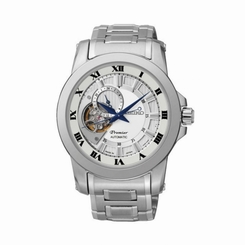 Seiko Watches : SSA213J1 Automatic 24 Jewels Open Heart Stainless Steel Men Watch