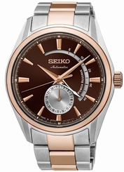 Seiko Watches : SSA308J1 Automatic Power Reserve Indicator Two Tone Date Stainless Steel Men Watch