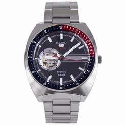Seiko Watches : SSA329J1 Automatic 24 Jewels Open Heart Dial Stainless Steel Men Watch