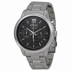 Seiko Watches : SSB139P1 Quartz Chronograph Date Stainless Steel Men Watch