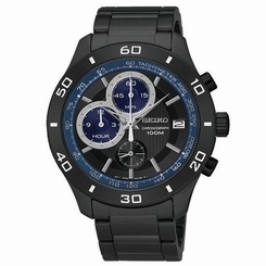 Seiko Watches : SSB197P1 Quartz Chronograph Date Stainless Steel Men Watch