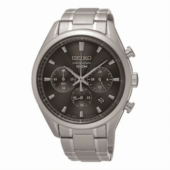Seiko Watches : SSB225P1 Quartz Chronograph Date Stainless Steel Men Watch