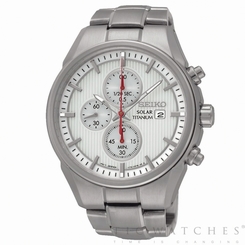 Seiko Watches : SSC363P1 Solar Chronograph Date Titanium Men Watch