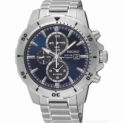 Seiko Watches : SSC555P1 Solar Chronograph Date Stainless Steel Men Watch