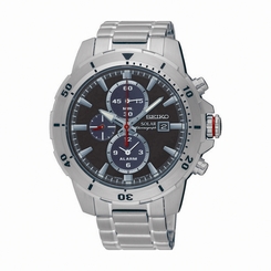 Seiko Watches : SSC557P1 Solar Chronograph Date Stainless Steel Men Watch