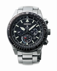 Seiko Watches : SSC607P1 Solar Chronograph Date Stainless Steel Men Watch