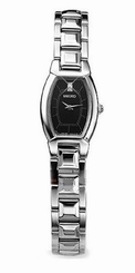 Seiko Watches : SUJE37P1 Black Dial Water Resistant Women's Watch