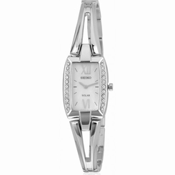 Seiko Watches : SUP083P1 Solar Analog Stainless Steel Women Watch