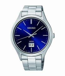 Seiko Watches : SUR021P1 Quartz Analog Date Stainless Steel Men Watch
