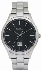Seiko Watches : SUR023P1 Quartz Analog Date Stainless Steel Men Watch