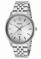 Seiko Watches : SUR027P1 Quartz Analog Date Stainless Steel Men Watch