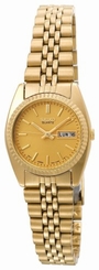 Seiko Watches : SWZ058 Japanese Quartz Gold-tone Stainless Steel Women Watch