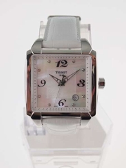 Tissot Watches : T005.510.16.116.00 Quartz White Leather Strap Women Watch