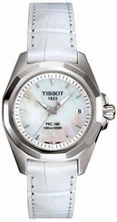 Tissot Watches : T008.010.16.111.00 White Mother of Pearl Dial Swiss Quartz Women Watch